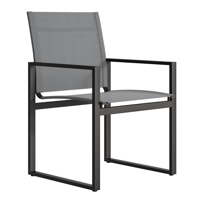 Hayman Teak & Aluminum Dining Chair-harbour Image 2