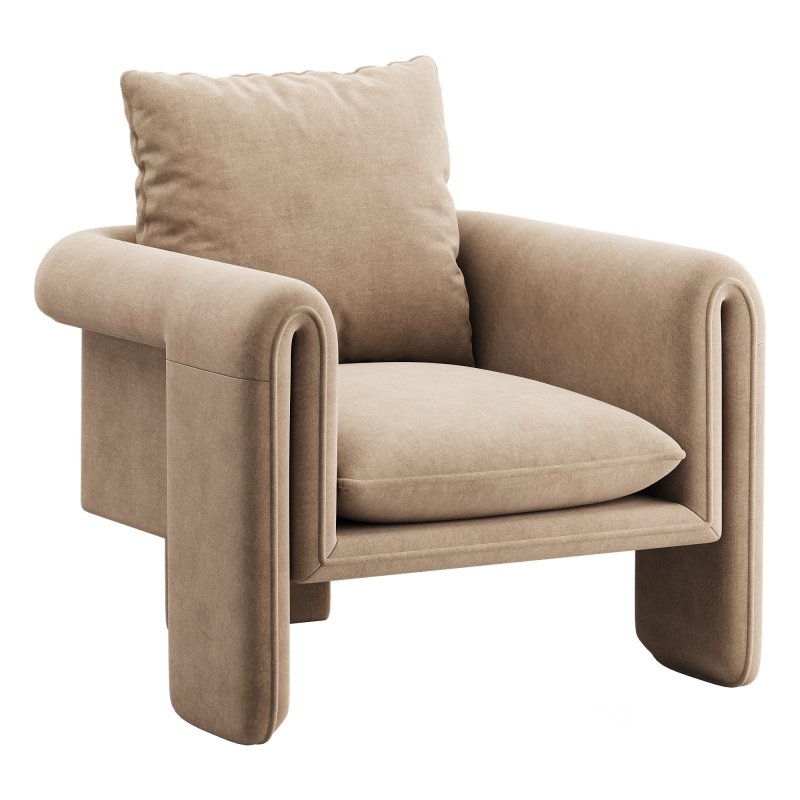 Nordic Olive Armchair Image 3