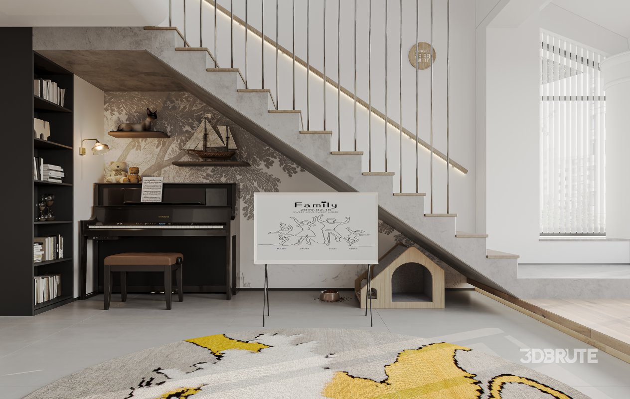 Modern apartment interior Image 6