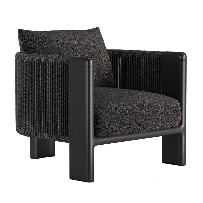 Palm Beach Teak Lounge Chair-Harbour Image 2