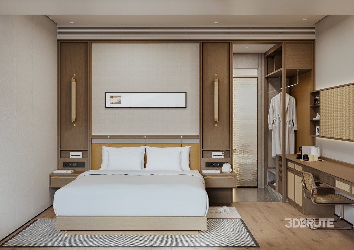 hotel bedroom Image 11