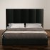 Contemporary Upholstered Bed with Tall Panel Headboard - Thumbnail 4