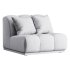 Marlow Performance Boucle Armless Sofa - Thumbnail 4