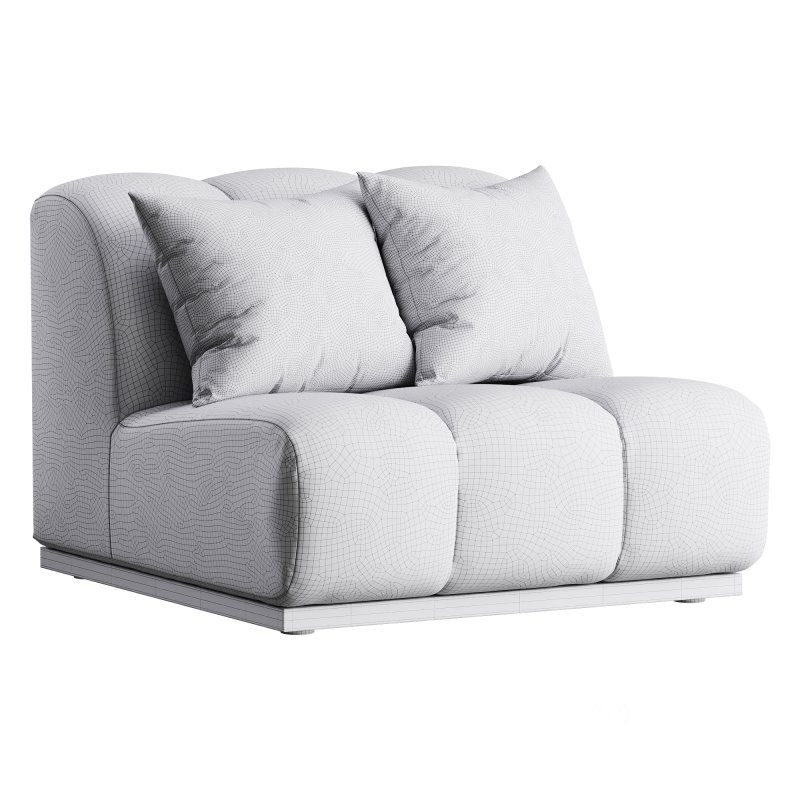 Marlow Performance Boucle Armless Sofa Image 4