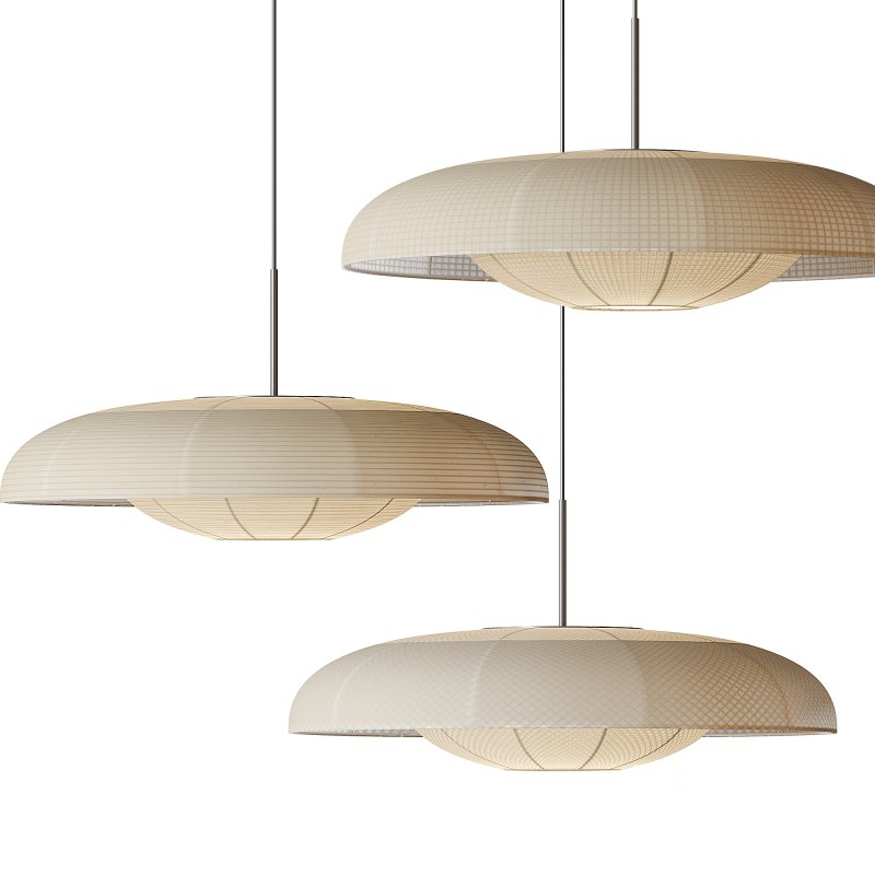 Baho Art Fabric Pendant Light Lampshade Image 8