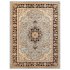 Medallion Kashan Light Blue Traditional Rug - Thumbnail 1
