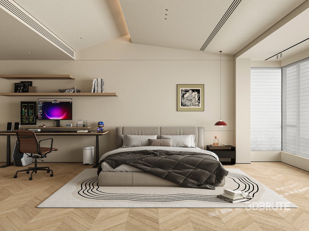 Modern bedroom Image 1