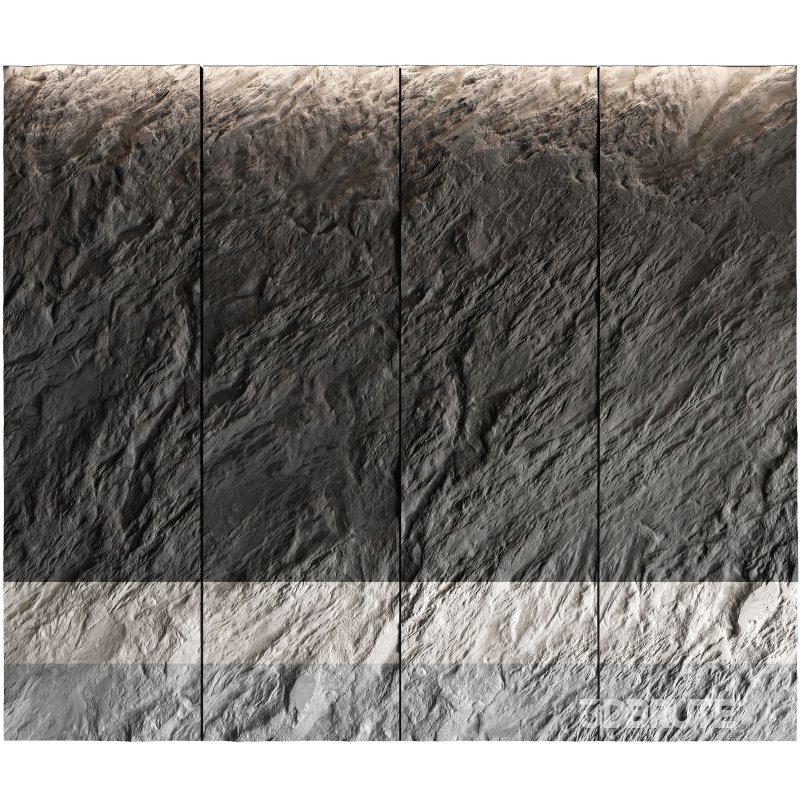 Rock Wall Set 01 Image 2