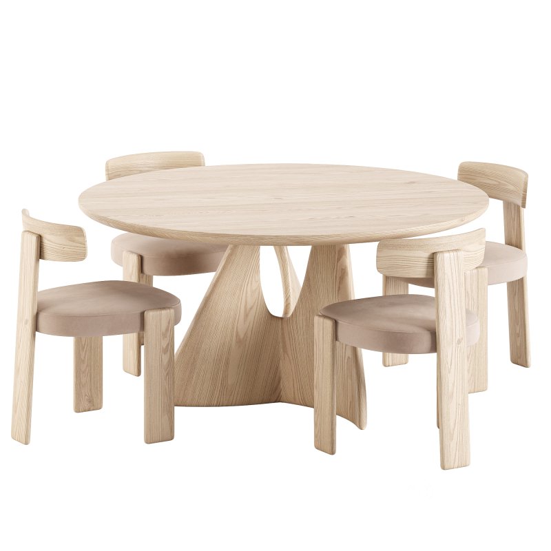 Nobu Chair and Albero Table Image 3