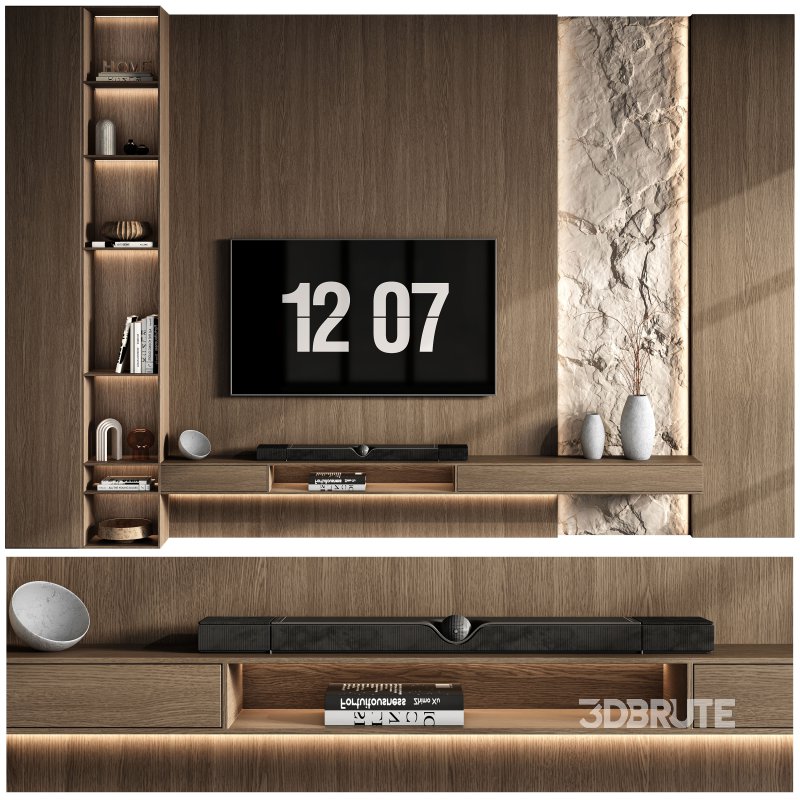 TV Wall-Set 03 Image 2