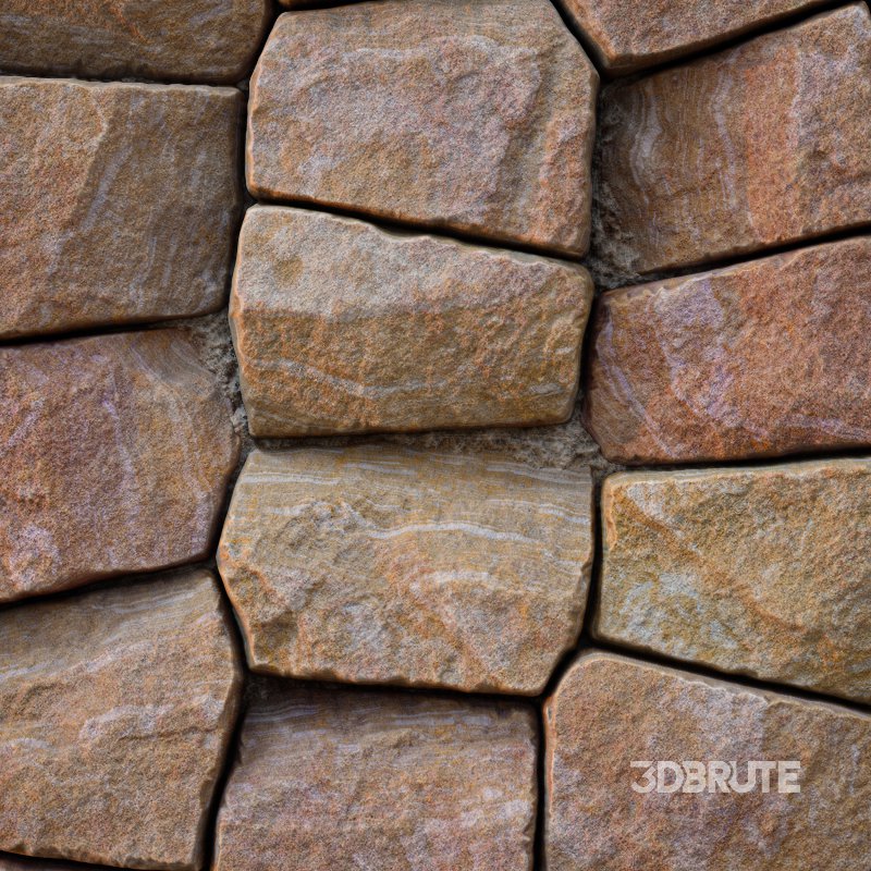 Stone Wall 30 (Seamless) Image 1