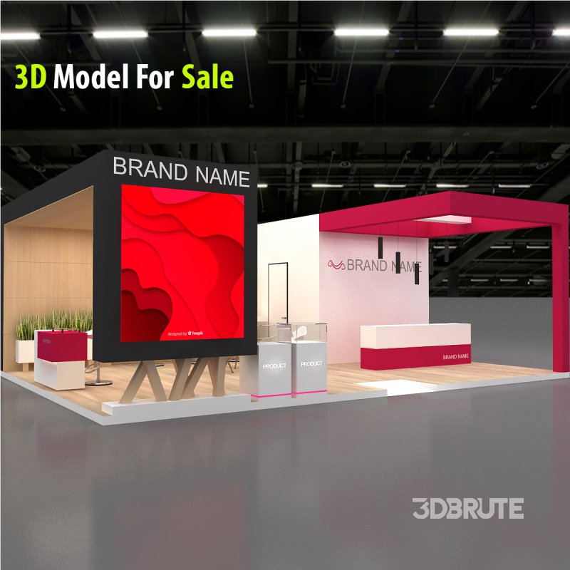 3d model exh booth Image 9