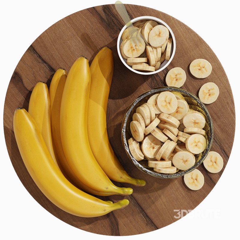 Wood Centerpiece with Banana Image 3