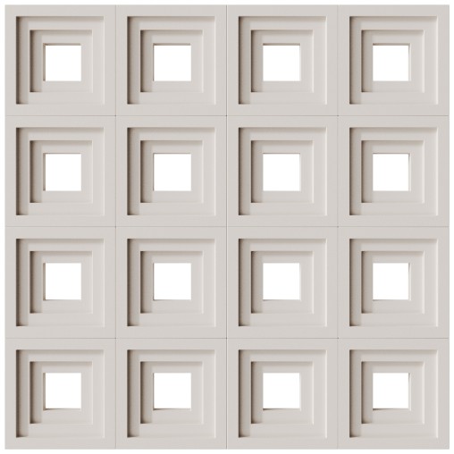 Modular Wall 09 Terrace White by Tesselle