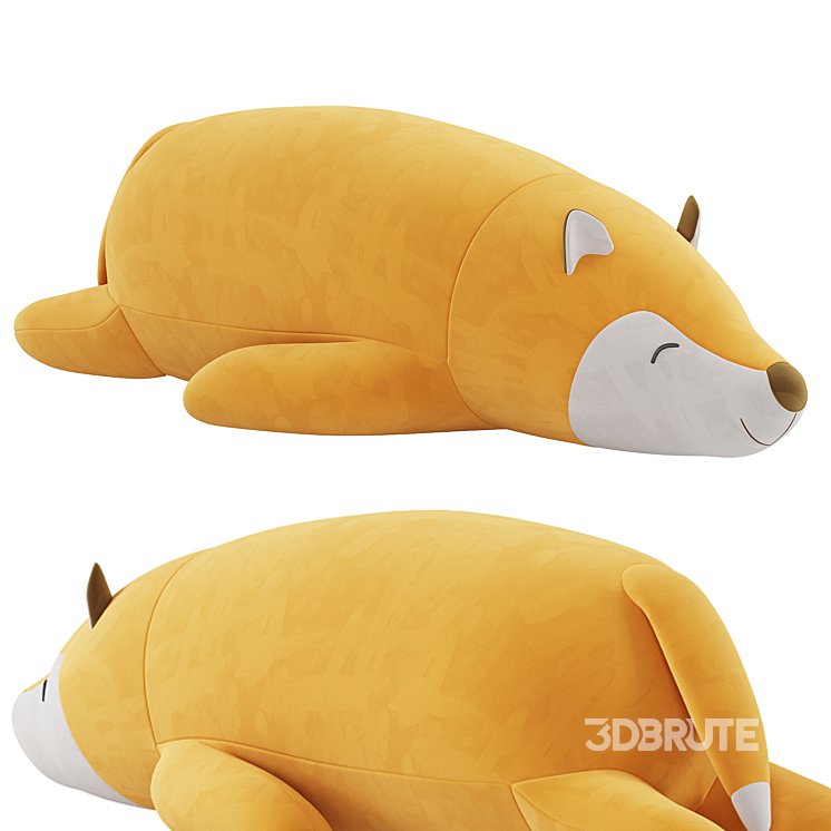 Fox sleeping toy Image 1