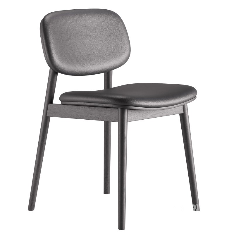 Lando Leather Dining Chair Image 4