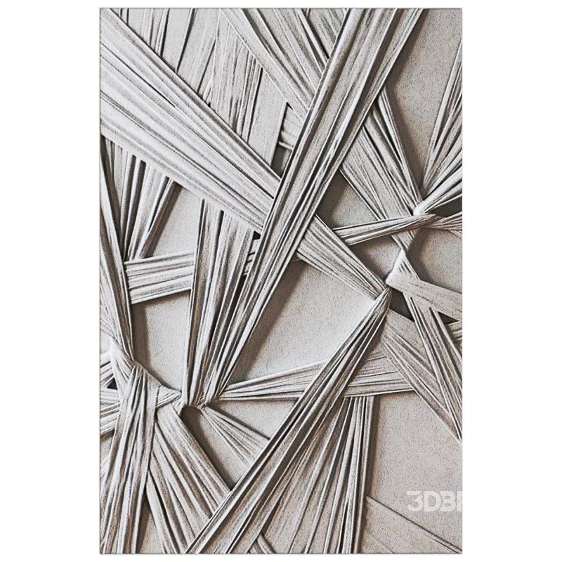 Textile Relief Sculptural Panel Image 4