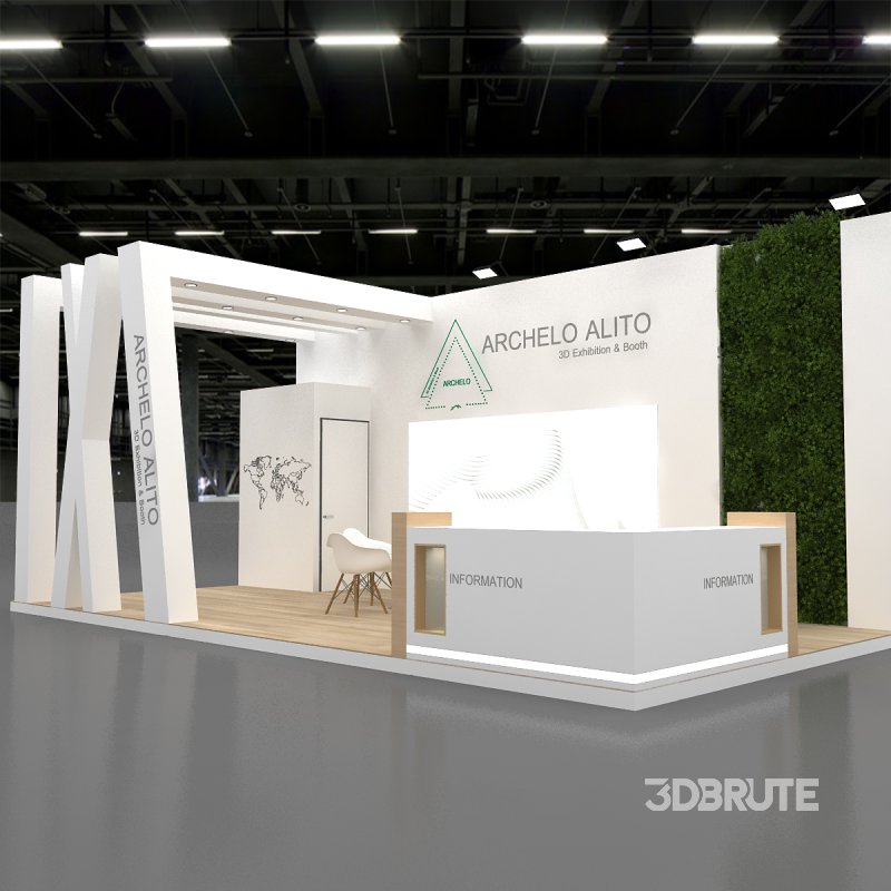 3d exhibition booth stand tradeshow Image 7