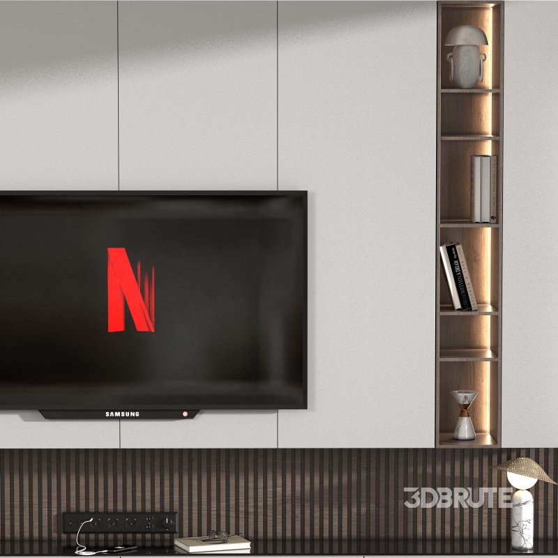 TV Wall set 03 Image 4