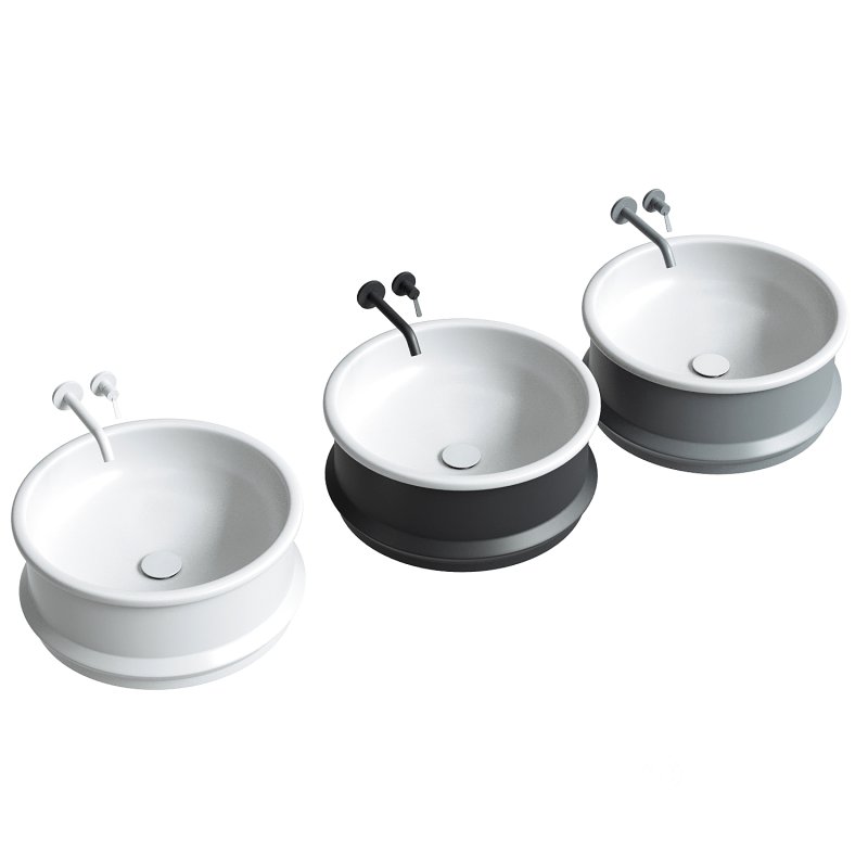 Vieques Over countertop washbasin Patricia Urquiola Image 1