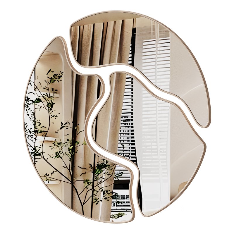 Mirror 18 Asymmetrical Round Image 2