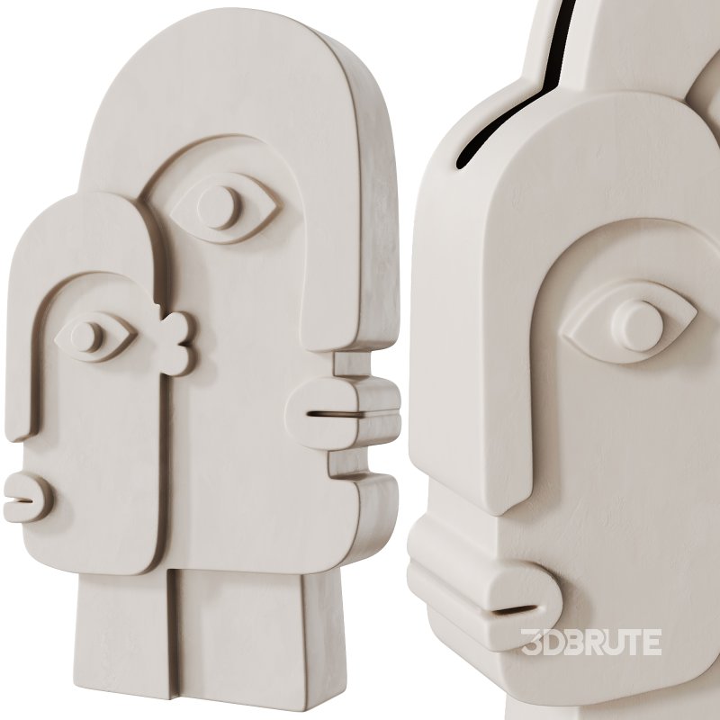PICASSO Cubist Style Ceramic Vase by THE TROPHY WIFE Image 1
