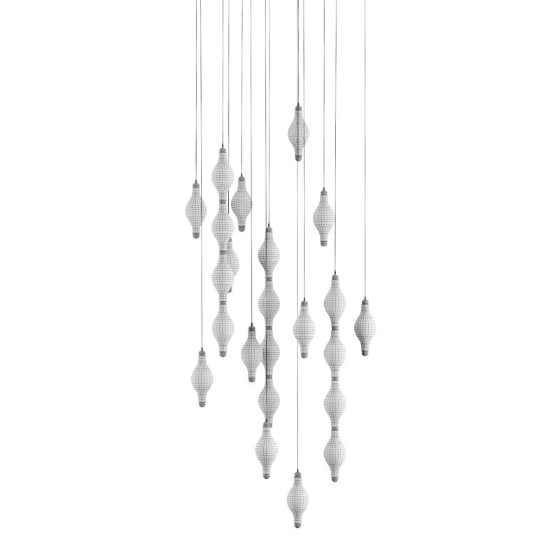 Dewy S4 Vertical vol 3 Pendant Lamp by euroluce Image 7