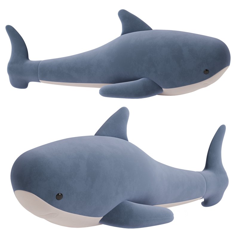 Shark and Crocodile Plush Toy Image 2