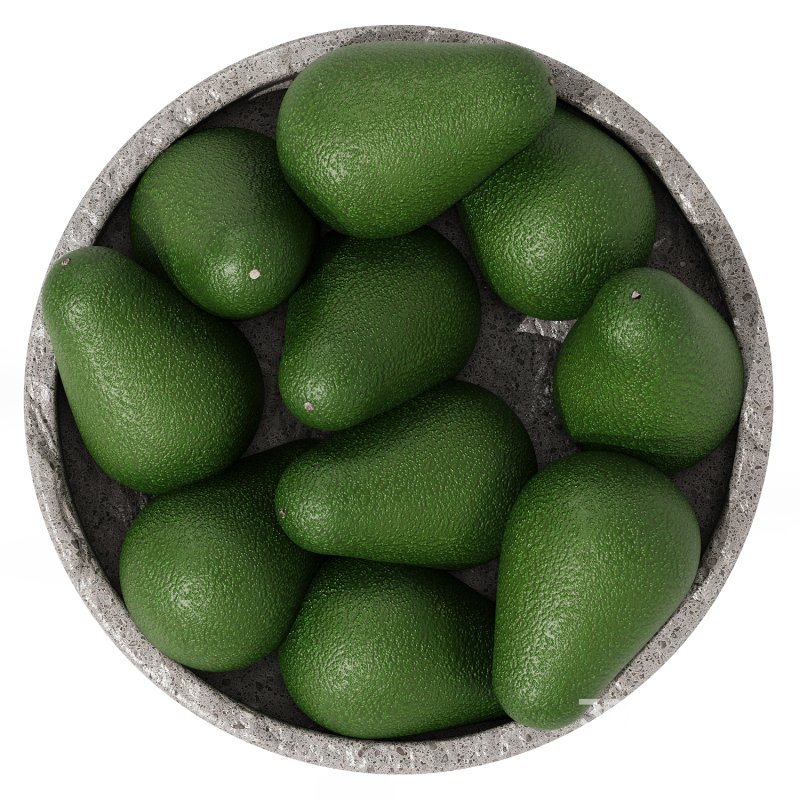 Terrazzo Fruit Bowl with Avocado Image 3