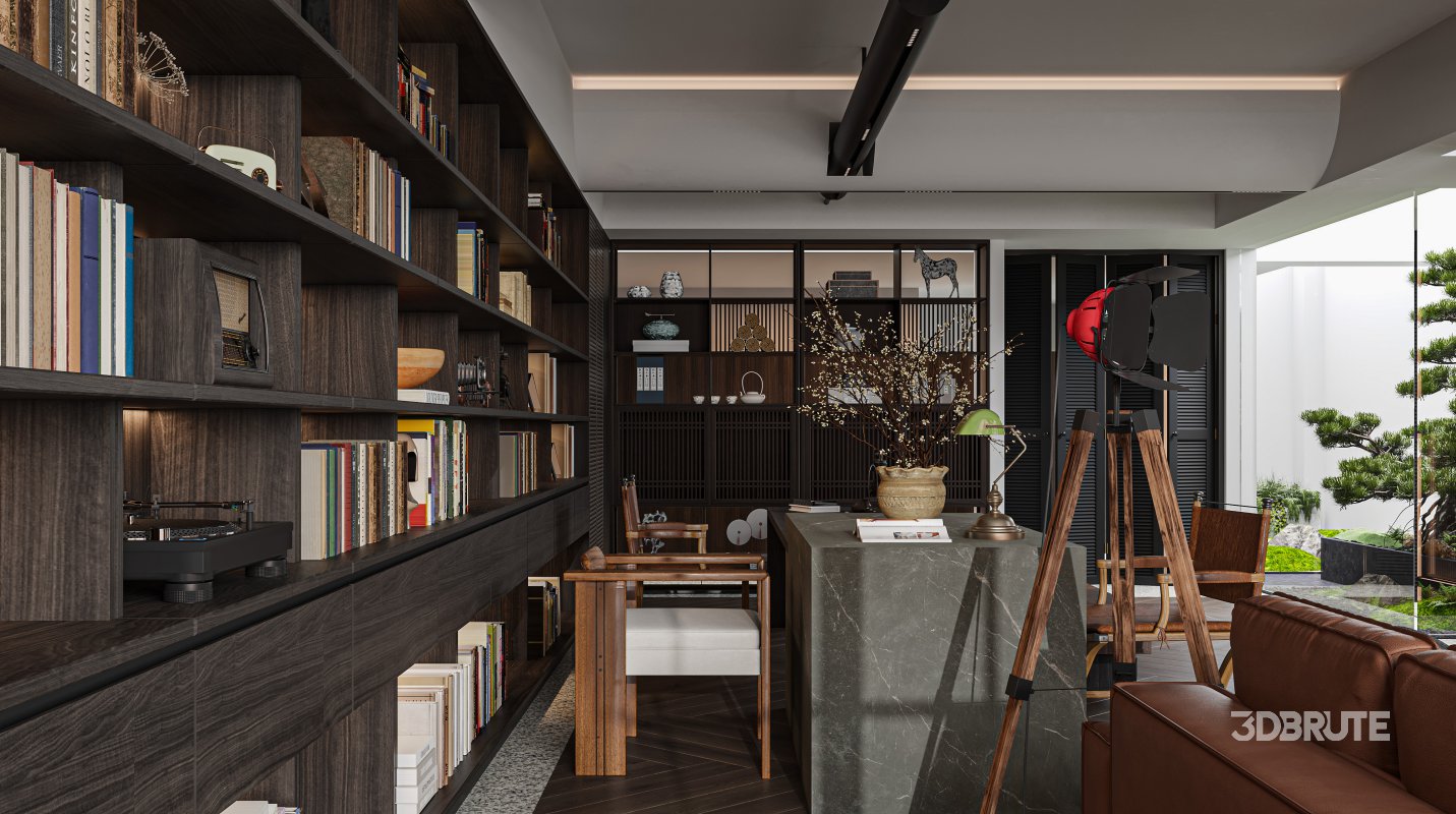 Luxurious living room and dining room Image 3