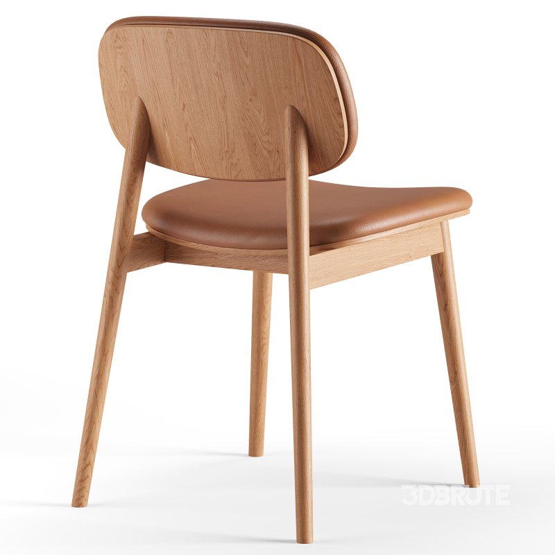 Lando Leather Dining Chair Image 5