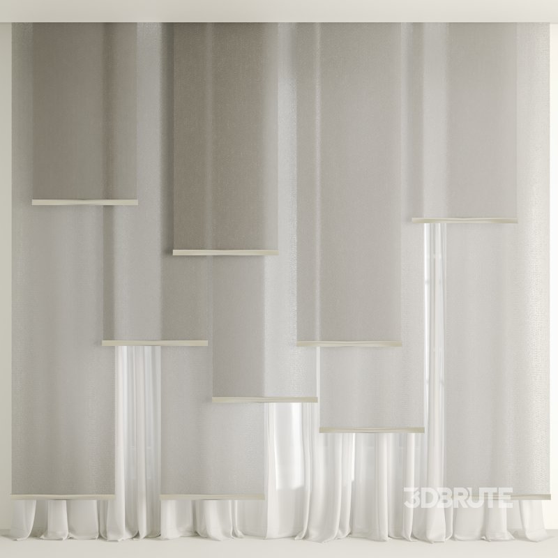 Silk and Panel curtain 034 Image 2