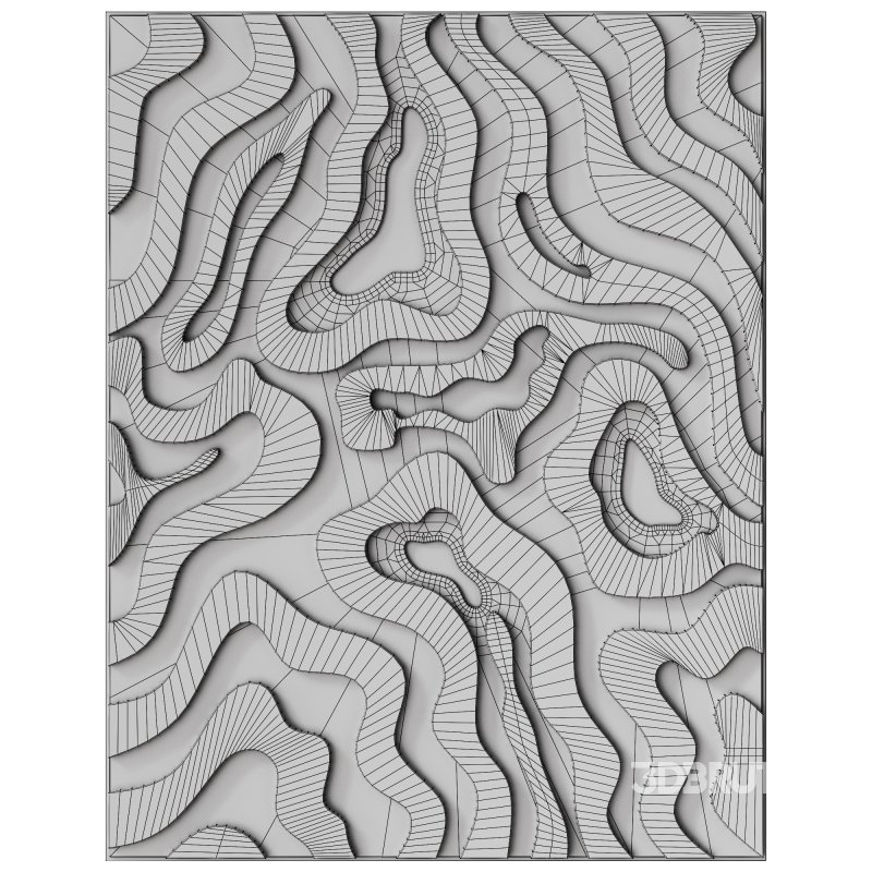 Decorative panel 3D ART RELIEF 07 Image 3