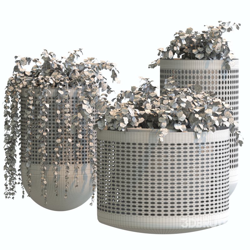 Metal Plant Set 02 Image 7