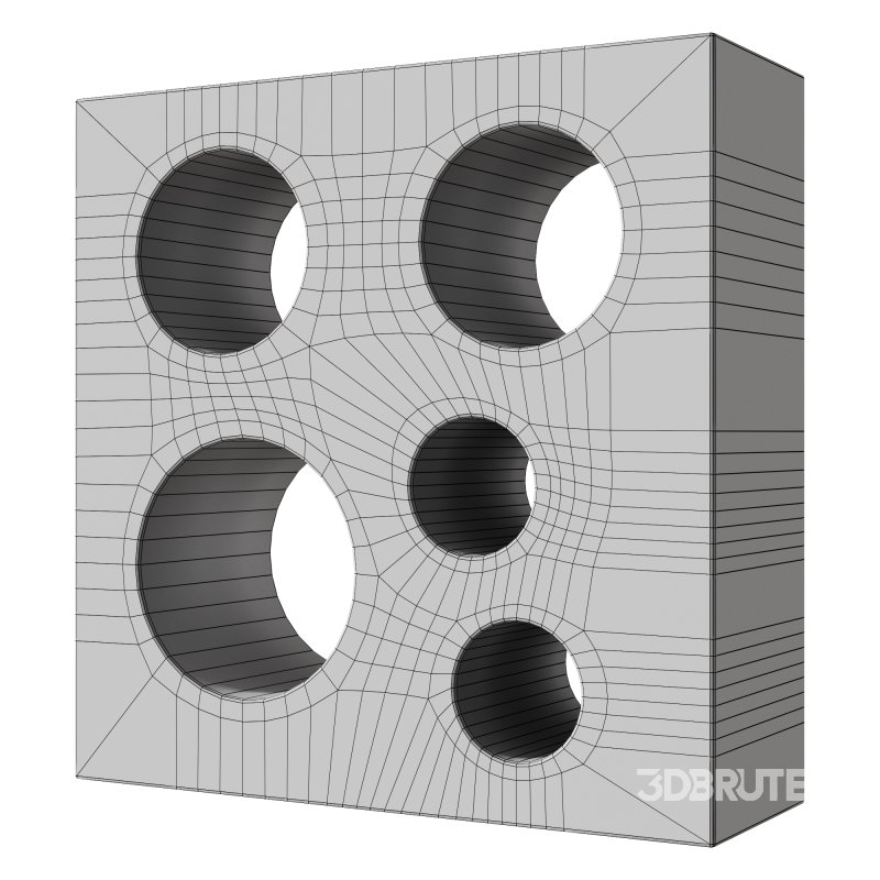 Modular Wall 06 Circlet White by Tesselle Image 3