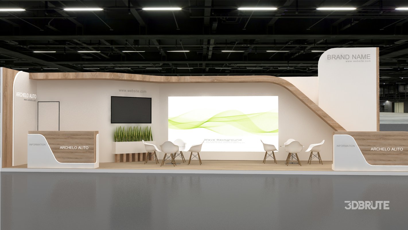 3d exhibition booth stand tradeshow Image 3