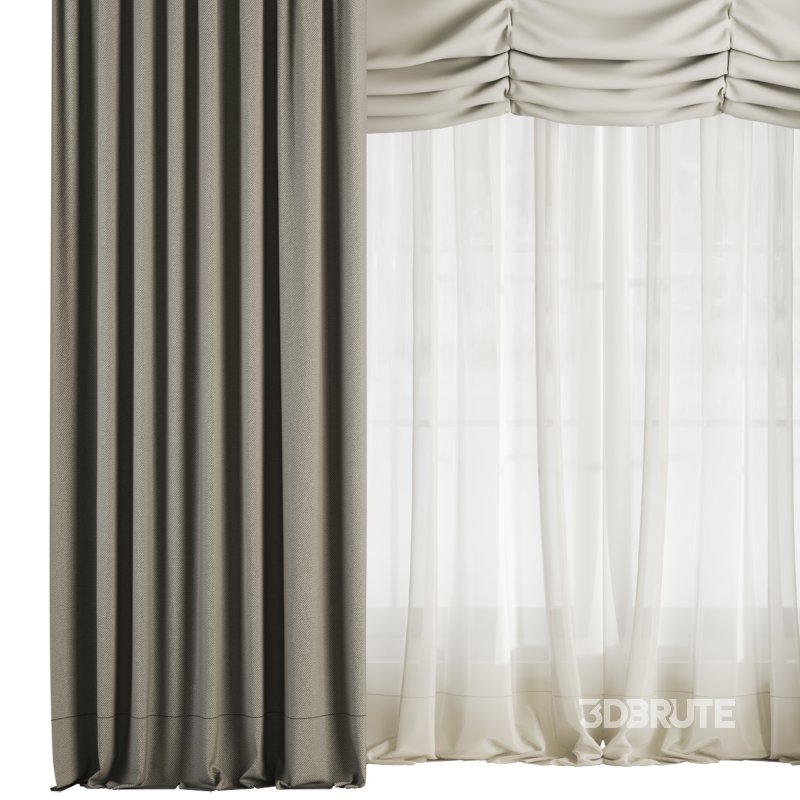 Silk and Satin Curtain 048 Image 3