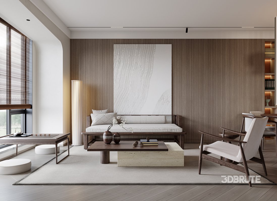 Japanese Living Room Dining Room Image 2