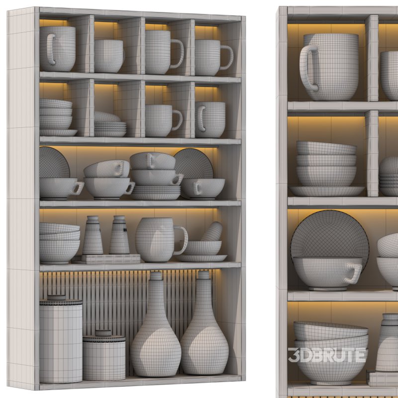 Wall Mounted Mug Shelf Image 2