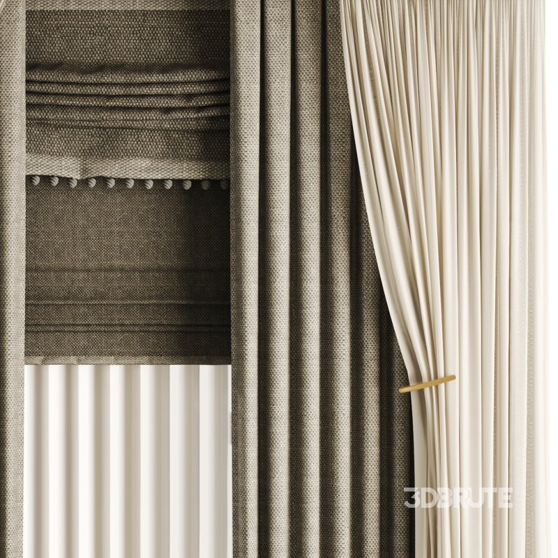 Silk and Cotton Curtain 040 Image 4