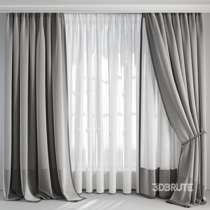 Silk and Cotton Curtain 07 Image 2