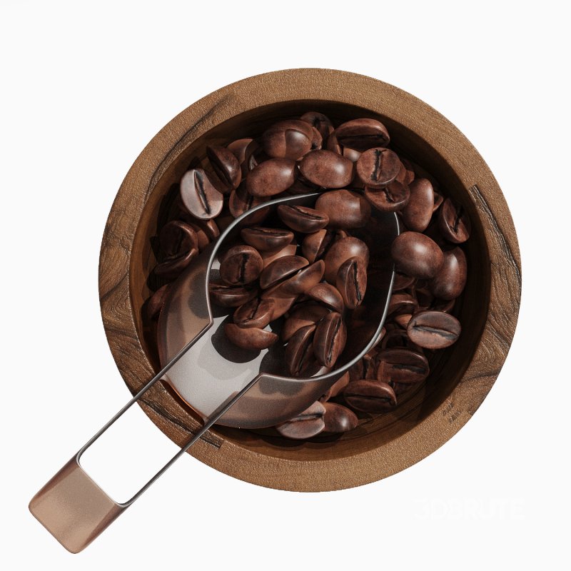 Wood Centerpiece with Coffe Image 2