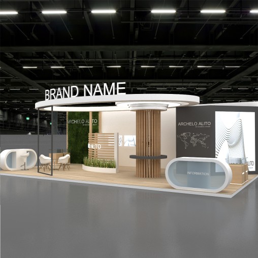 3d exhibition booth stand tradeshow