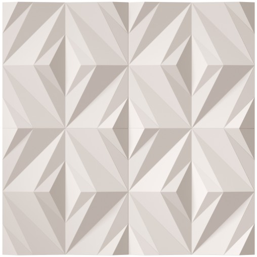 3D panel “Large Rhombs” by Gesso 3d