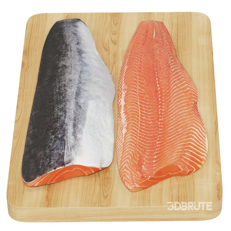 Wood Centerpiece with Fish Image 3