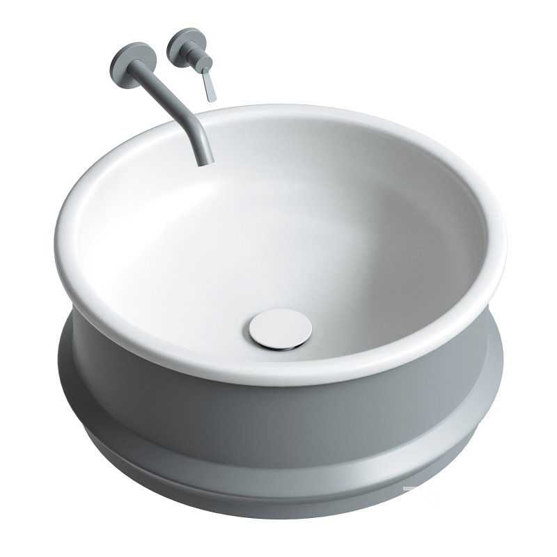 Vieques Over countertop washbasin Patricia Urquiola Image 4