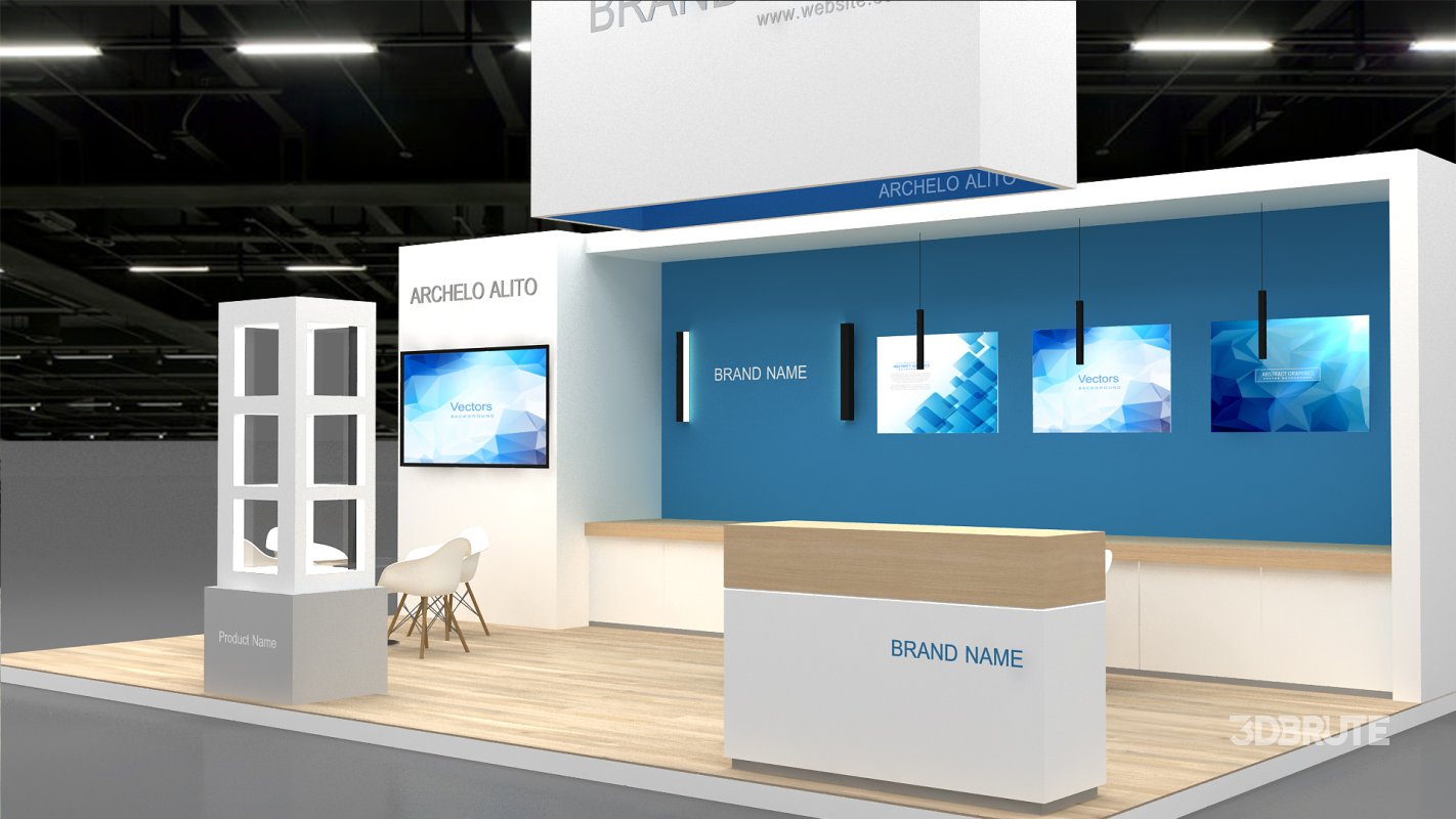 3d model exhibition booth tradeshow Image 5