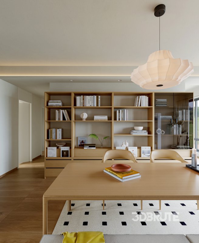 Modern dining room and home office Image 6