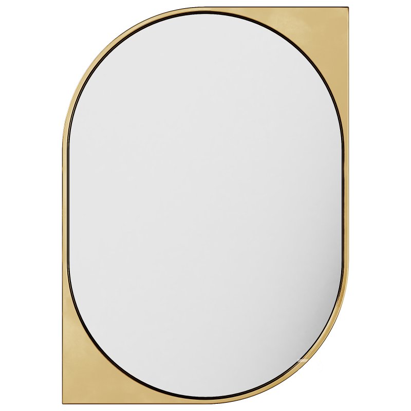 Mirror 14 Cat Eye Metal Wall Mirror by West Elm Image 2
