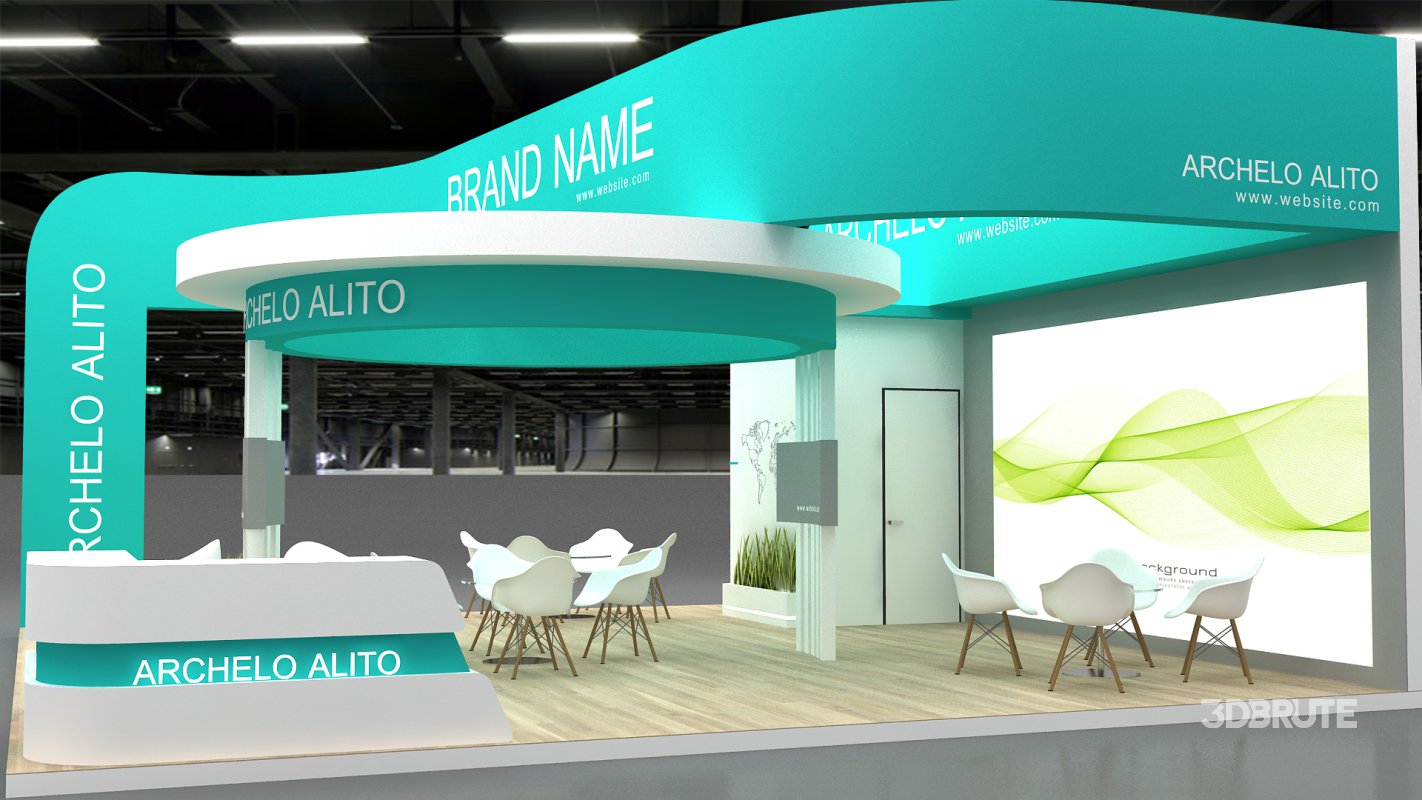 3d model booth Image 6